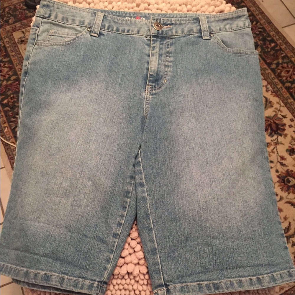 Style& co. Jean Bermuda shorts